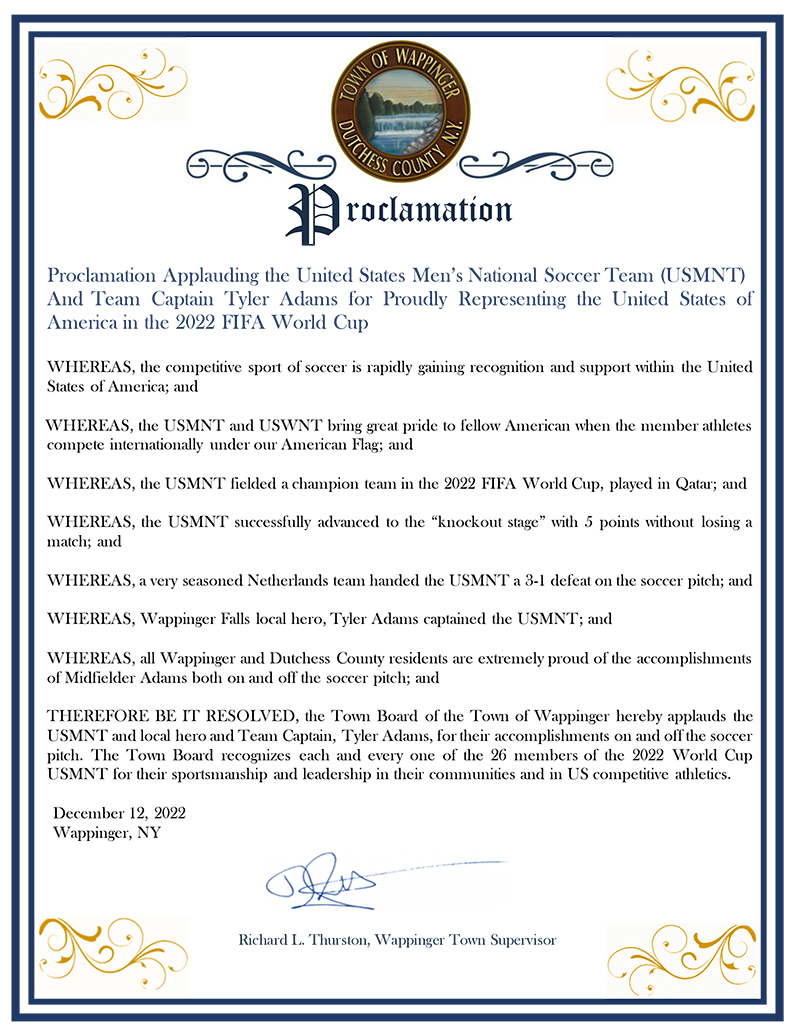 https://townofwappingerny.gov/wp-content/uploads/2022/12/Proclamation-Applauding-the-United-States-Mens-National-Soccer-Team-USMNT-And-Team-Captain-Tyler-Adams.jpg