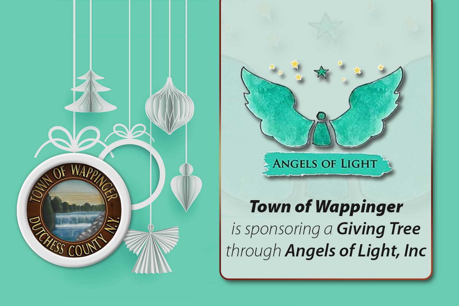Wappinger Town Sponsors Giving Tree Through Angels of Light, Inc.