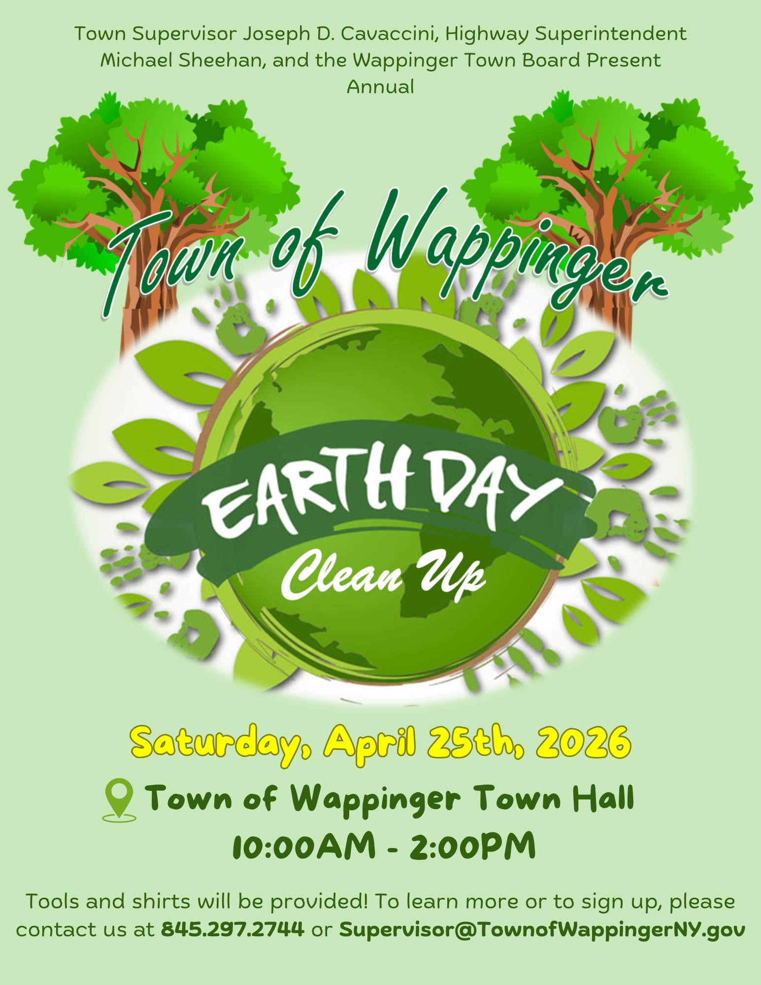 Town of Wappinger Earth Day Cleanup Event