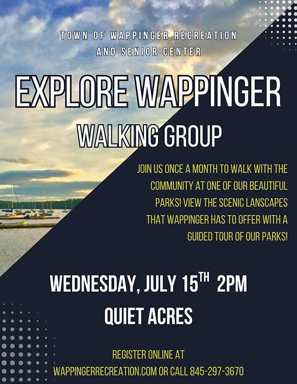 Explore Wappinger Walking Group Flyer