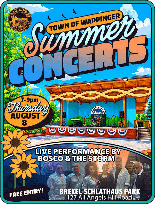 Summer Concert Series Flyer - Bosco & The Storm