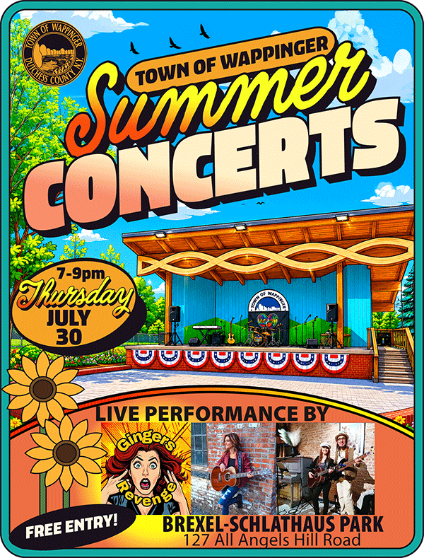 Summer Concert Series - Gingers Revenge Flyer